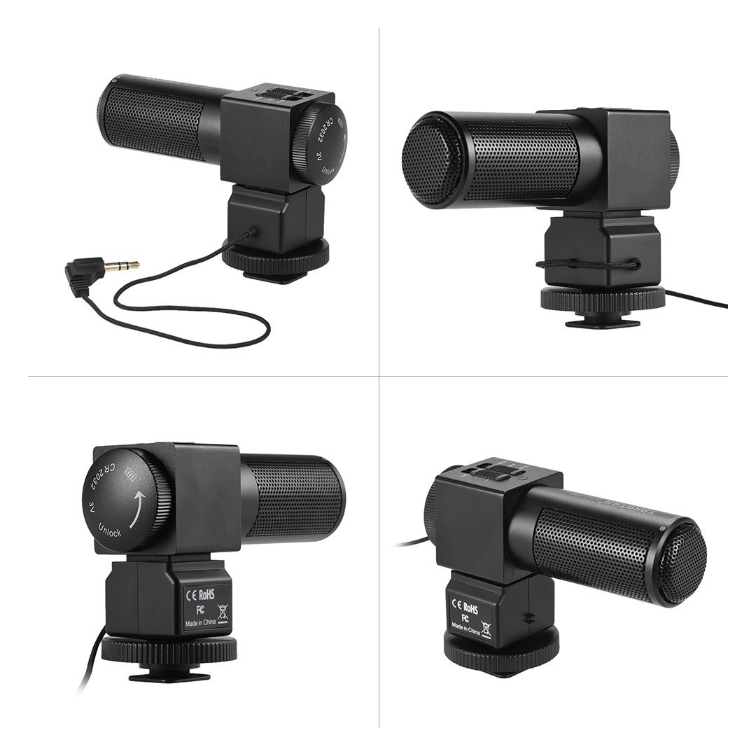 Зовнішній стерео-мікрофон Takstar SGC-698 для відео та цифрових дзеркальних фотокамер