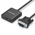 Перехідник Vention VGA-HDMI, 0.15 m, зі звуком та живленням (ACEB0) Перехідник Vention VGA-HDMI, 0.15 m, зі звуком та живленням (ACEB0)