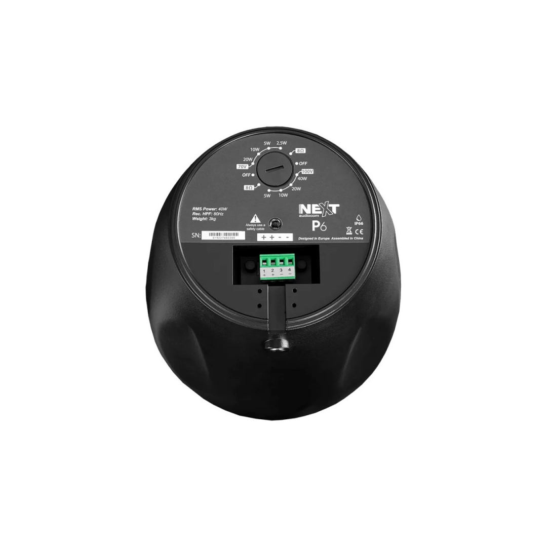 Підвісна акустика NEXT Audiocom P6 Black Підвісна акустика NEXT Audiocom P6 Black