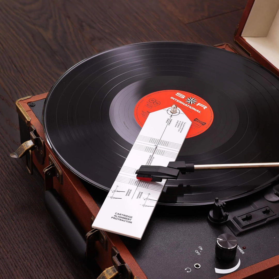 Інструмент для калібрування картриджів вінілових програвачів LP Sound Cartridge Alignment Protractor Інструмент для калібрування картриджів вінілових програвачів LP Sound Cartridge Alignment Protractor