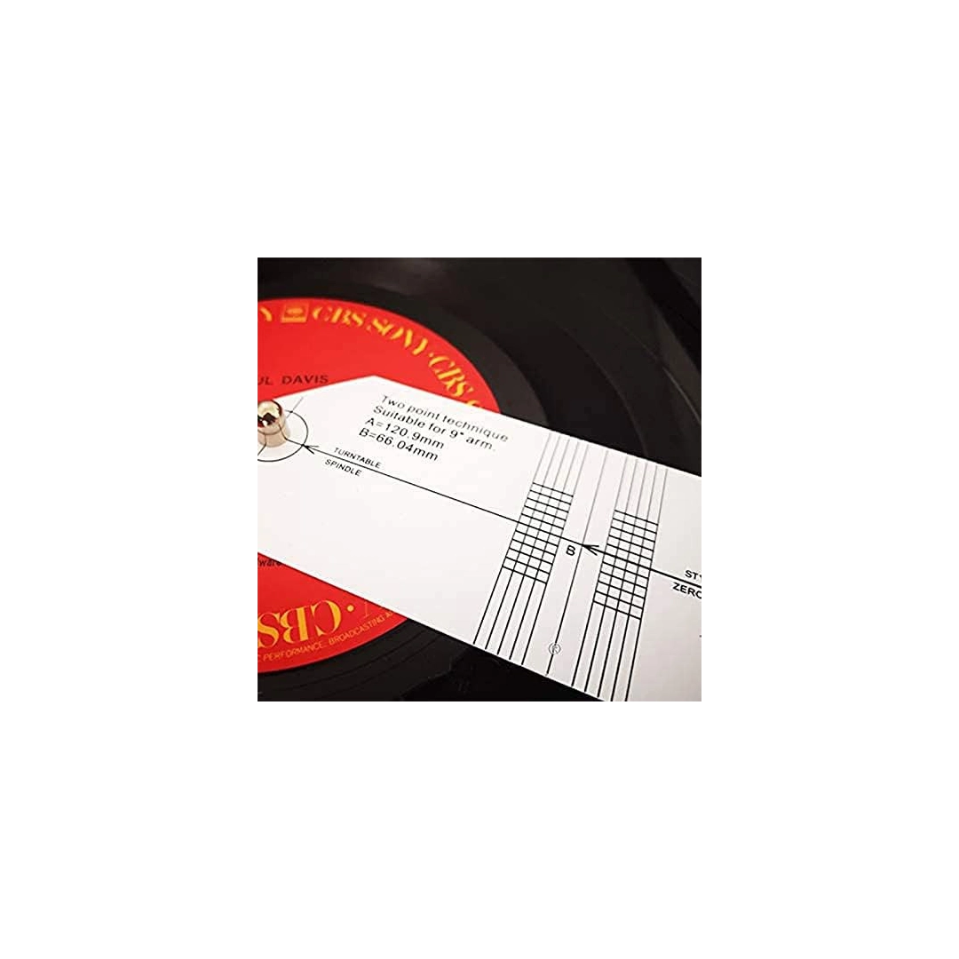 Інструмент для калібрування картриджів вінілових програвачів LP Sound Cartridge Alignment Protractor Інструмент для калібрування картриджів вінілових програвачів LP Sound Cartridge Alignment Protractor