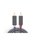 Аудіокабель Ugreen AV104 2RCA to 2RCA Audio Cable, 1 m Black 30747