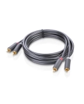 Аудіокабель Ugreen AV104 2RCA to 2RCA Audio Cable, 1 m Black 30747