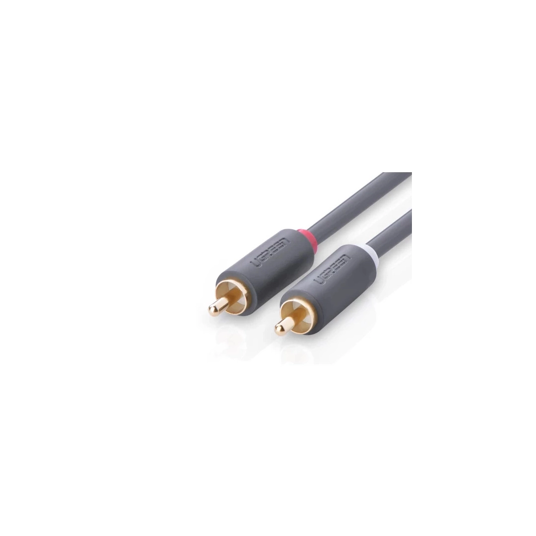 Аудіокабель Ugreen AV104 2RCA to 2RCA Audio Cable, 1 m Black 30747 Аудіокабель Ugreen AV104 2RCA to 2RCA Audio Cable, 1 m Black 30747