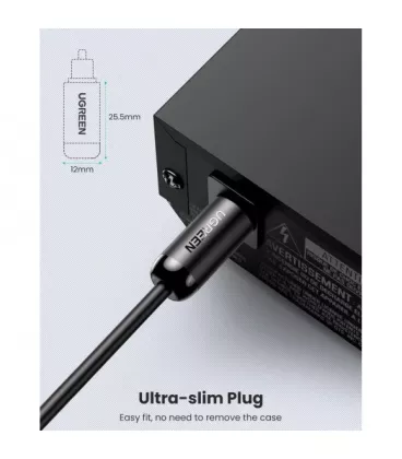 Оптичний аудіокабель Ugreen AV122 Toslink-Toslink Optical Audio Cable, 1.5 m 70891
