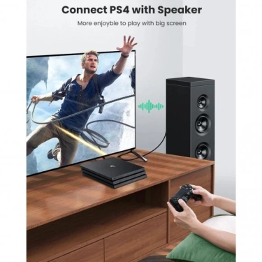 Оптичний аудіокабель Ugreen AV122 Toslink-Toslink Optical Audio Cable, 3 m 70893