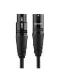 Кабель микрофонный Ugreen AV130 XLR Male to Female, 1 m Black 20708