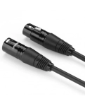 Кабель микрофонный Ugreen AV130 XLR Male to Female, 1 m Black 20708