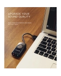 Звукова карта Ugreen CM129 USB Sound Card Black 40964