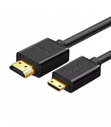 Кабель HDMI Ugreen HD108 miniHDMI to HDMI, 1.5 m, v2.0 UltraHD 4K-3D Black 11167