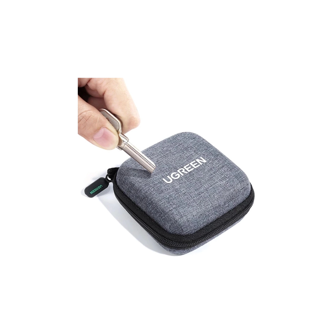 Чохол для навушників Ugreen LP128 Earphone Carrying Case Gray 70577 Чохол для навушників Ugreen LP128 Earphone Carrying Case Gray 70577