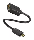 Кабель HDMI Ugreen Micro HDMI До HDMI HDMI Adapter Cable, 22 cm Black 20134