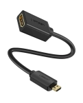 Кабель HDMI Ugreen Micro HDMI До HDMI HDMI Adapter Cable, 22 cm Black 20134