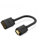 Кабель HDMI Ugreen Mini HDMI Male to HDMI Female Adapter Cable, 22 cm Black 20137