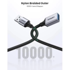Подовжувач Ugreen US115 USB-A - USB 3.0 OTG, 0.5m Gray 10494 Подовжувач Ugreen US115 USB-A - USB 3.0 OTG, 0.5m Gray 10494