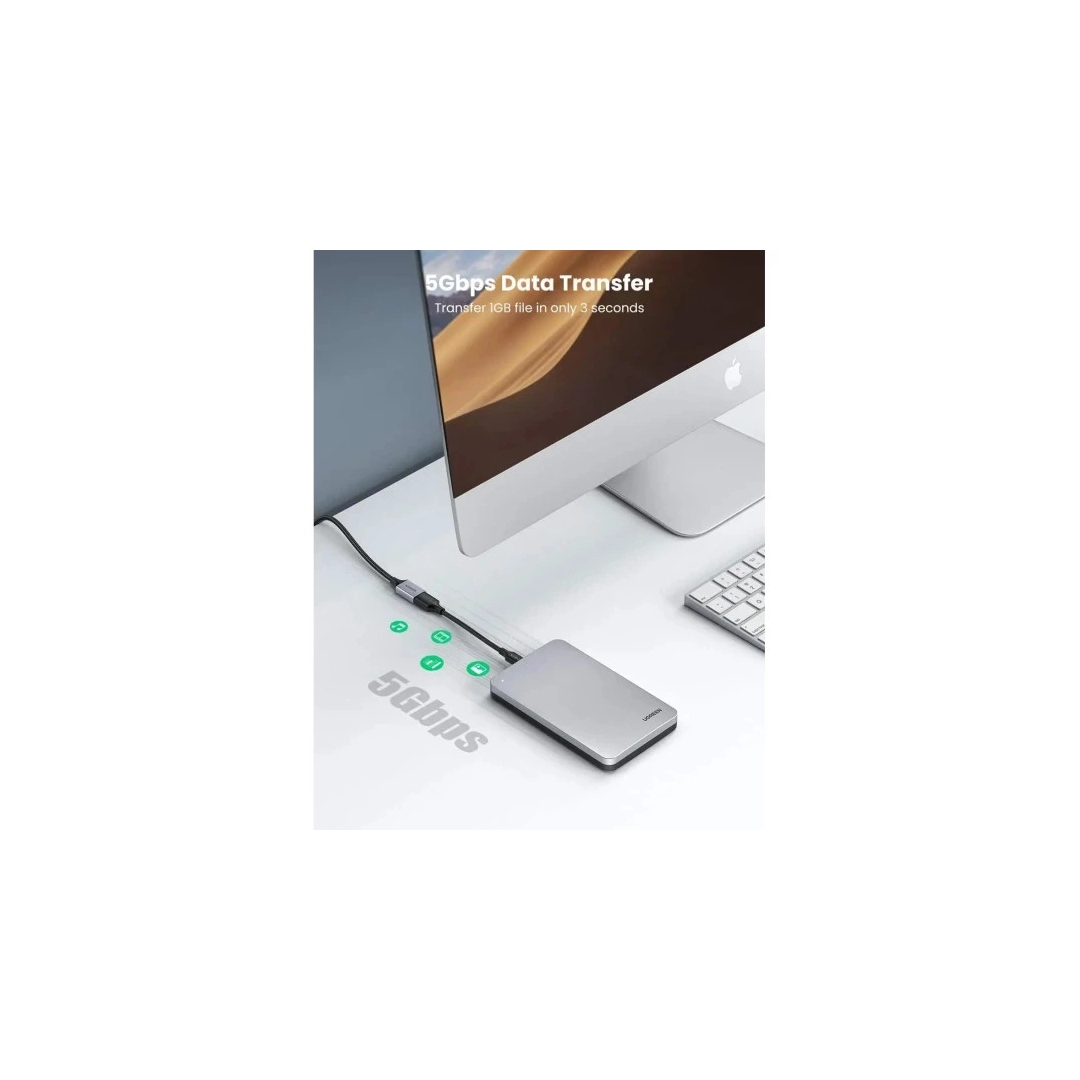 Подовжувач Ugreen US115 USB-A - USB 3.0 OTG, 0.5m Gray 10494 Подовжувач Ugreen US115 USB-A - USB 3.0 OTG, 0.5m Gray 10494