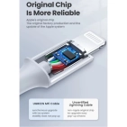 Кабель цифровий Ugreen US171 USB-C to Lightning Cable, 0.25 m White 60746 Кабель цифровий Ugreen US171 USB-C to Lightning Cable, 0.25 m White 60746