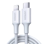 Кабель цифровий Ugreen US171 USB-C to Lightning Cable, 0.25 m White 60746 Кабель цифровий Ugreen US171 USB-C to Lightning Cable, 0.25 m White 60746