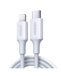 Кабель цифровий Ugreen US171 USB-C to Lightning Cable, 0.25 m White 60746