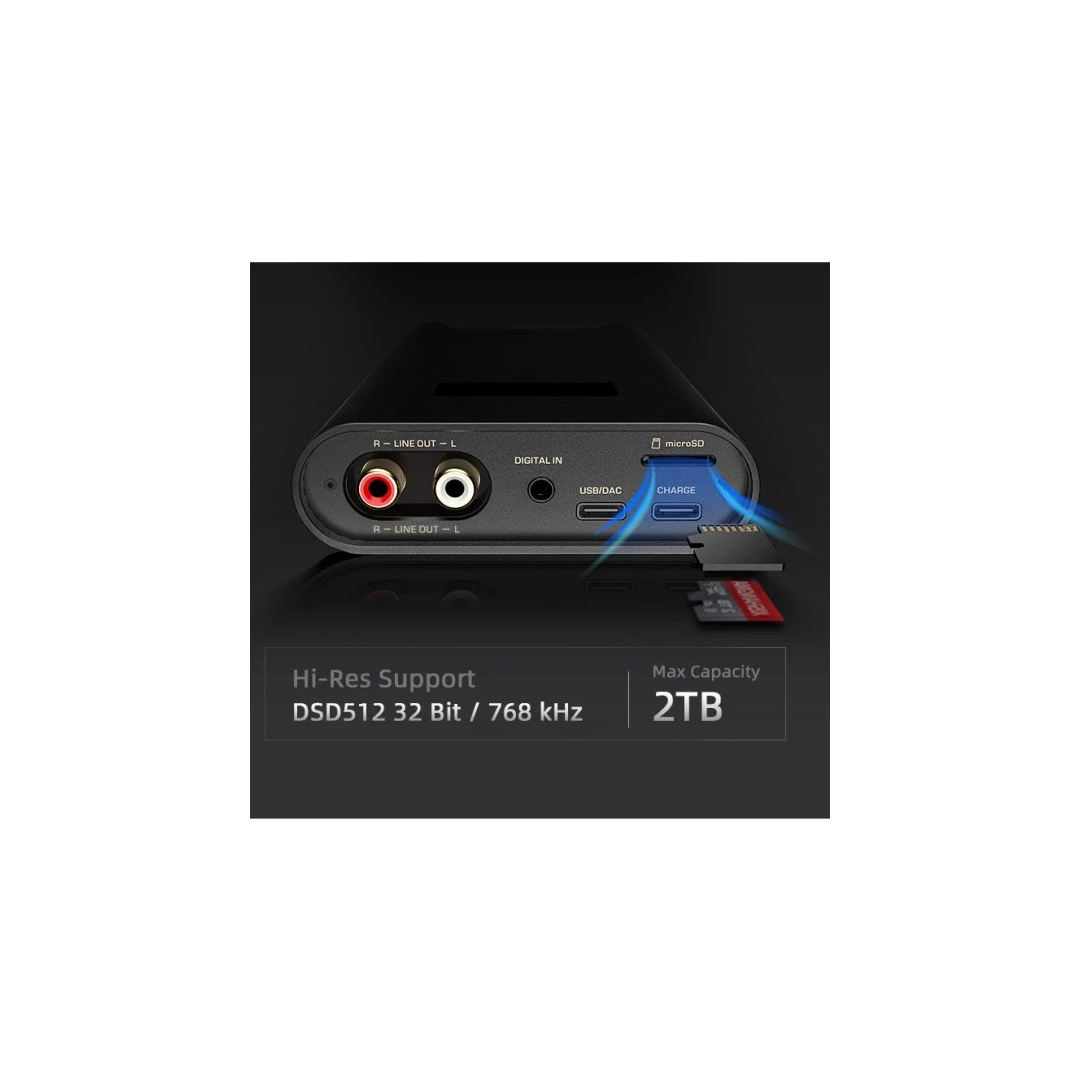 ЦАП та підсилювач Shanling H7 Portable DAC/AMP Black ЦАП та підсилювач Shanling H7 Portable DAC/AMP Black