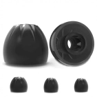 Амбушюри Knowledge Zenith Silicone eartips Black (3 pairs)