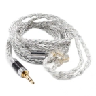 Кабель для навушників Knowledge Zenith Silver&Blue Cable 2pin (C) 90-8 Кабель для навушників Knowledge Zenith Silver&Blue Cable 2pin (C) 90-8