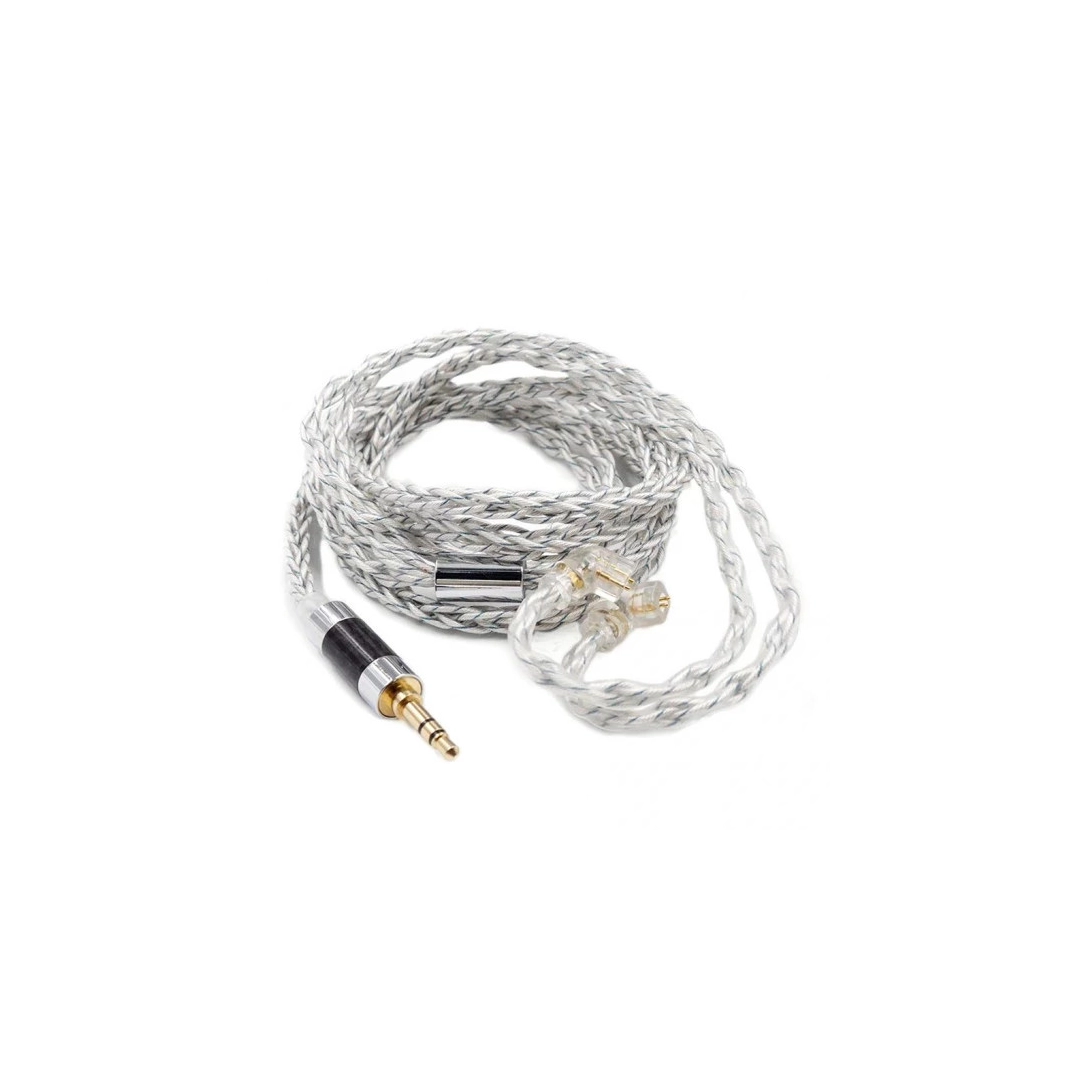 Кабель для навушників Knowledge Zenith Silver&Blue Cable 2pin (C) 90-8