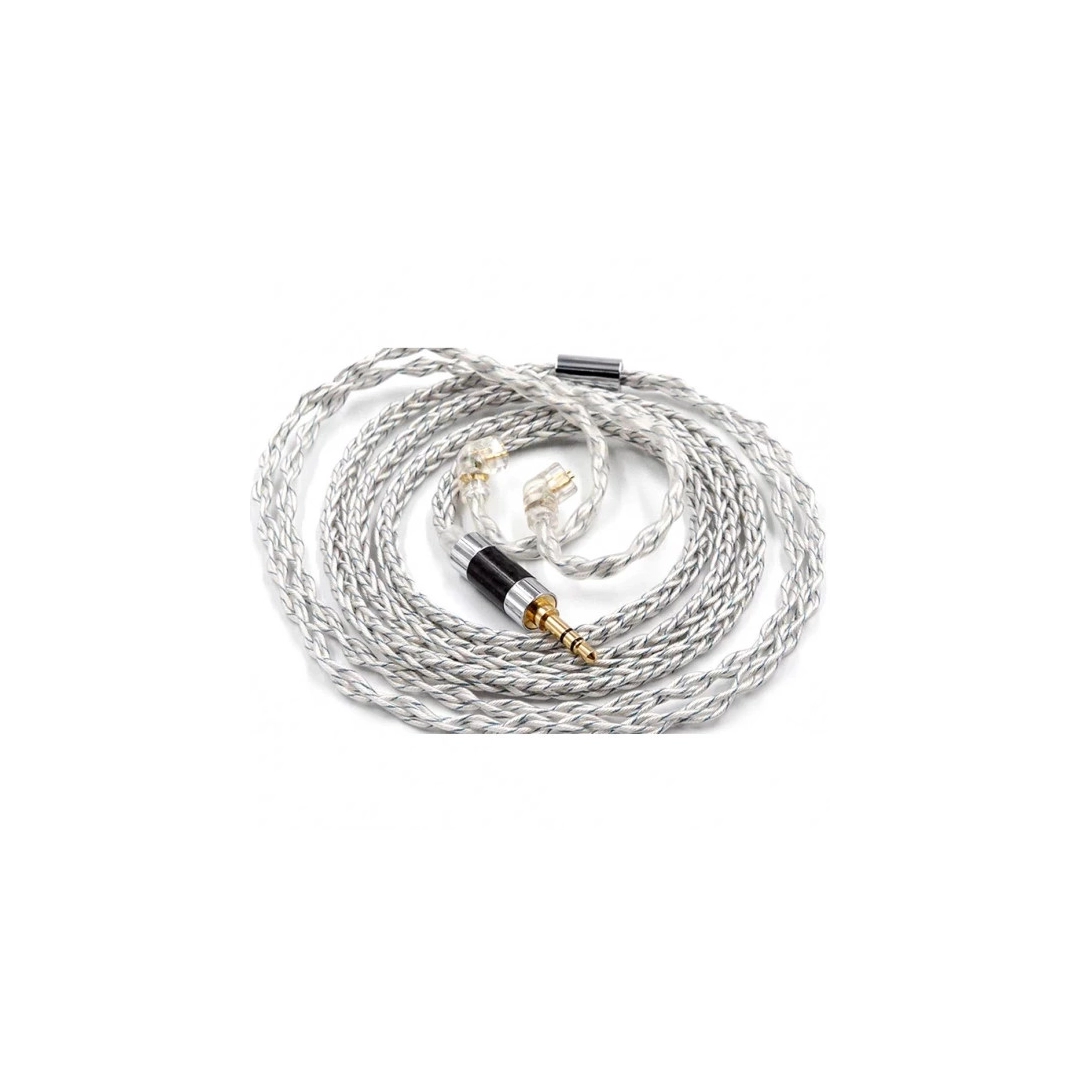 Кабель для навушників Knowledge Zenith Silver&Blue Cable 2pin (C) 90-8 Кабель для навушників Knowledge Zenith Silver&Blue Cable 2pin (C) 90-8
