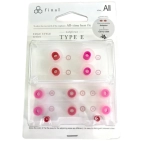 Final Audio Earpiece Type E Clear Red (set 5 pair) (FI-EPECL2A4_EN)