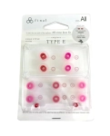 Final Audio Earpiece Type E Clear Red (set 5 pair) (FI-EPECL2A4_EN)