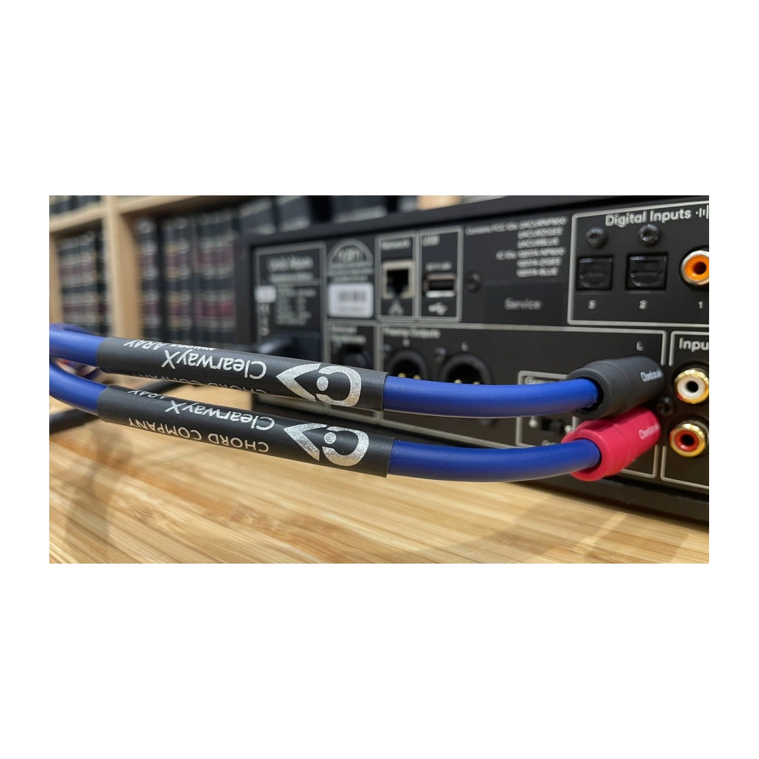 Аудіокабель Chord ClearwayX 2RCA to 2RCA 1m Аудіокабель Chord ClearwayX 2RCA to 2RCA 1m