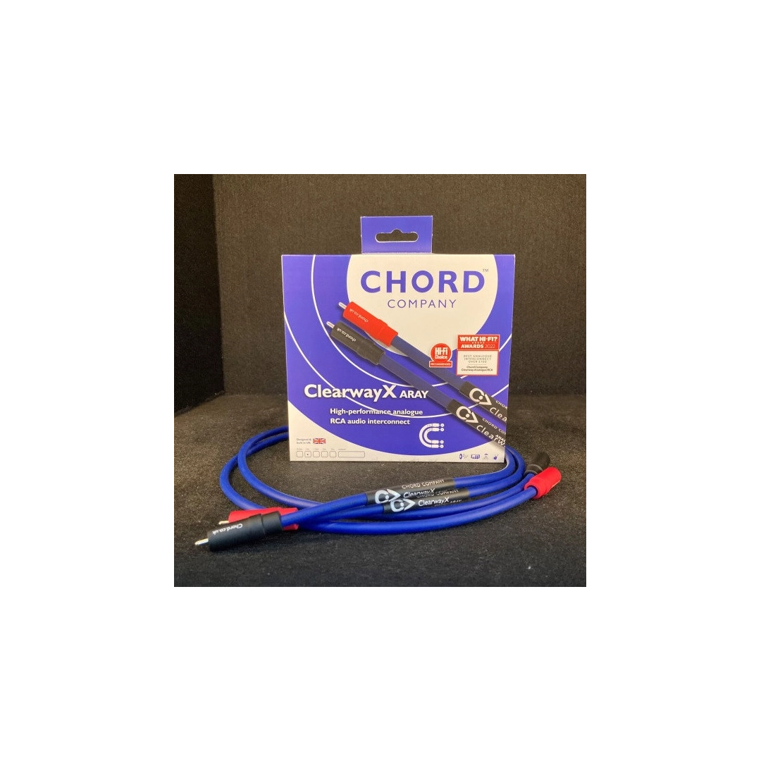 Аудіокабель Chord ClearwayX 2RCA to 2RCA 1m Аудіокабель Chord ClearwayX 2RCA to 2RCA 1m