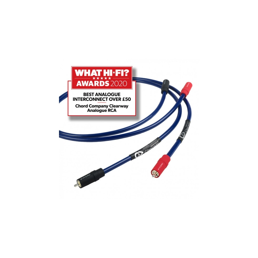 Аудіокабель Chord ClearwayX 2RCA to 2RCA 1m Аудіокабель Chord ClearwayX 2RCA to 2RCA 1m