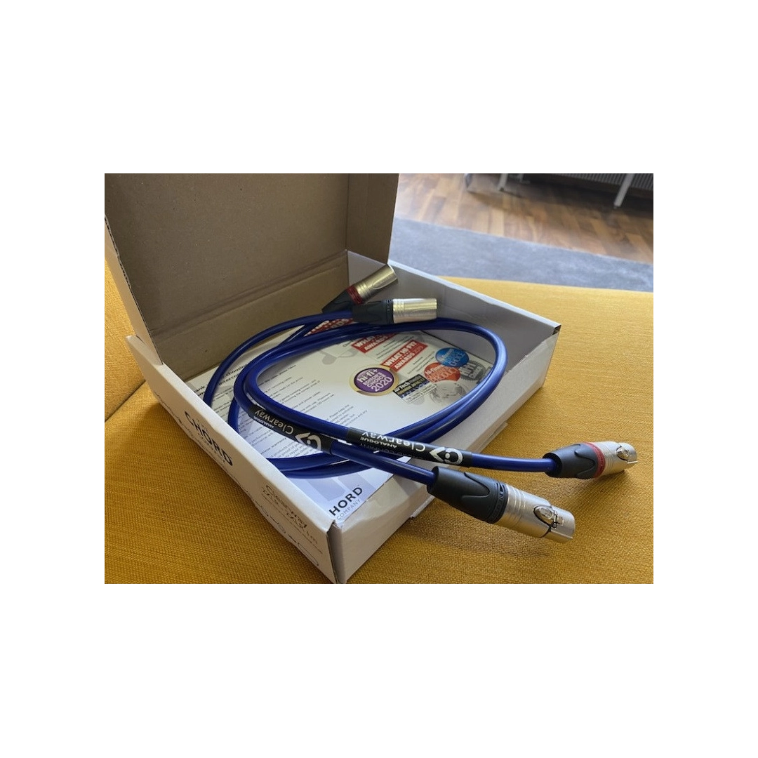 Аудіокабель Chord ClearwayX 2XLR to 2XLR 1m Аудіокабель Chord ClearwayX 2XLR to 2XLR 1m