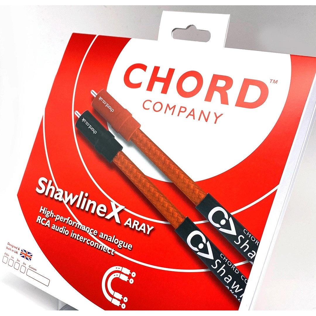 Аудіокабель Chord ShawlineX 2RCA to 2RCA 1m Аудіокабель Chord ShawlineX 2RCA to 2RCA 1m
