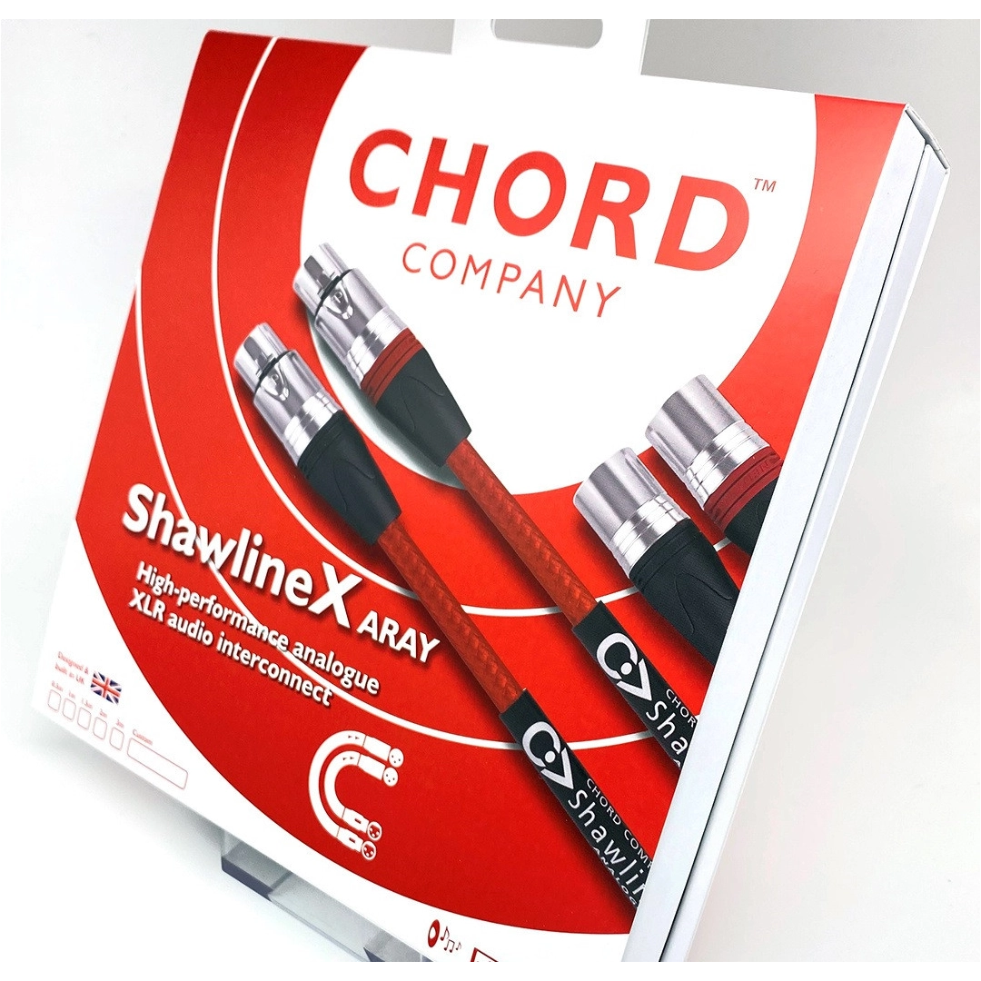 Аудіокабель Chord ShawlineX 2XLR to 2XLR 1m Аудіокабель Chord ShawlineX 2XLR to 2XLR 1m