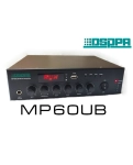 DSPPA MP60UB – це міні-цифровий підсилювач 60Вт Class D, висотою 1,5U з USB/FM та Bluetooth