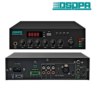 DSPPA MP120UB Міні-цифровий підсилювач мікшера 120Вт Class D з USB і Bluetooth