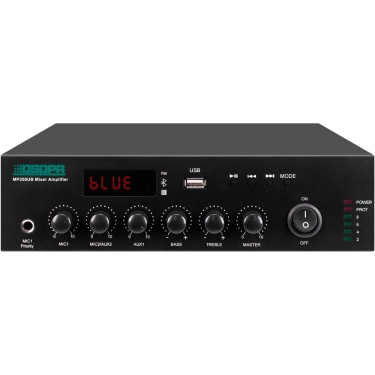 DSPPA MP250UB - це міні-цифровий підсилювач мікшера 250Вт Class D висотою 1,5U з USB/FM/Bluetooth