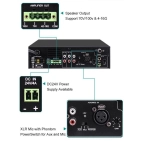 DSPPA MP250UB - це міні-цифровий підсилювач мікшера 250Вт Class D висотою 1,5U з USB/FM/Bluetooth