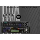 DSPPA MP210U 60Вт 6-зонний підсилювач з USB/SD/FM/Bluetooth