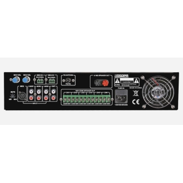 DSPPA MP1010U 350Вт 6-зонний підсилювач з USB/SD/FM/Bluetooth