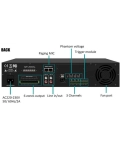 DSPPA DMA6350U 350W 6-Zone Digital Mixer Amplifier with Remote Paging Station