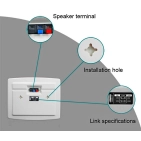 DSPPA DSP117 Настінний динамік потужністю 10Вт