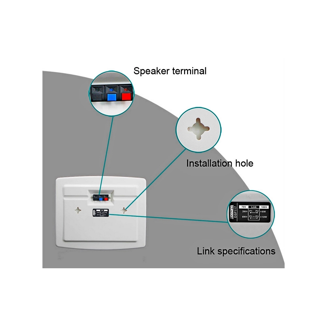 DSPPA DSP117 Настінний динамік потужністю 10Вт