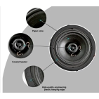 DSPPA DSP5211 Коаксіальний безрамковий стельовий динамік потужністю 10 Вт DSPPA DSP5211 Коаксіальний безрамковий стельовий динамік потужністю 10 Вт