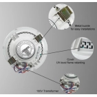 DSPPA DSP5211 Коаксіальний безрамковий стельовий динамік потужністю 10 Вт DSPPA DSP5211 Коаксіальний безрамковий стельовий динамік потужністю 10 Вт