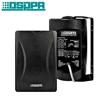 DSPPA DSP8063B Настінна колонка потужністю 30Вт чорного кольору