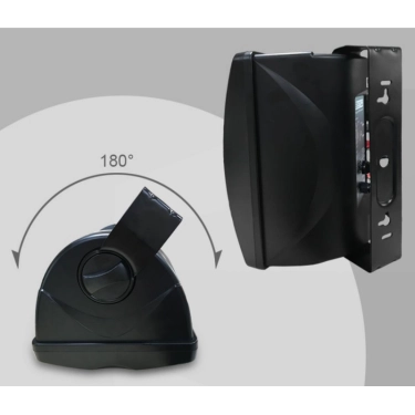 DSPPA DSP8063B Настінна колонка потужністю 30Вт чорного кольору