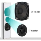 DSPPA DSP255IIW Вуличний водонепроникний динамік 30Вт білого кольору IP65